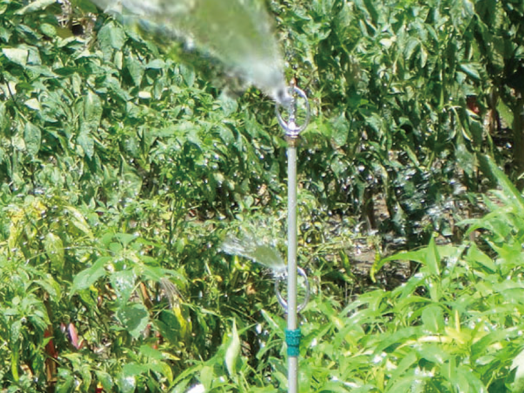 HI-RISE METAL CIRCULAR SPIKE SPRINKLER