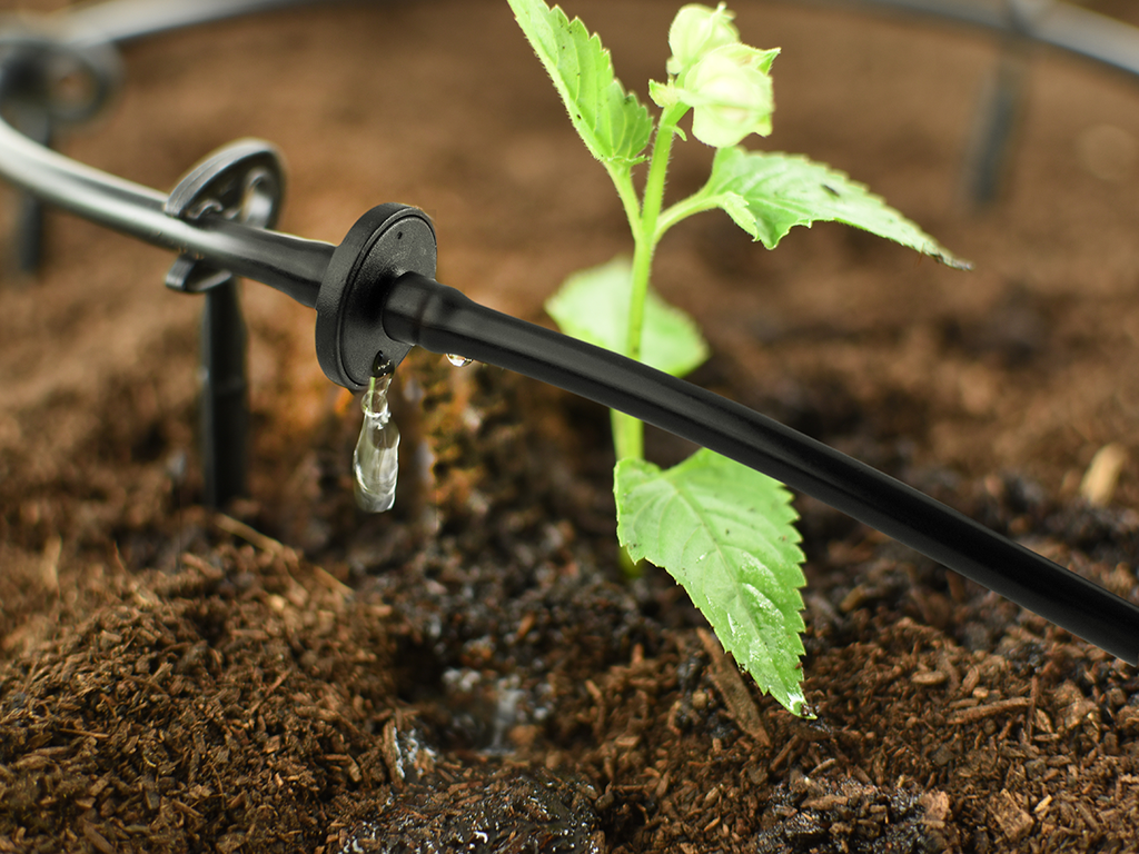 PRESSURE COMPENSATING INLINE DRIPPERS, 4 L/H