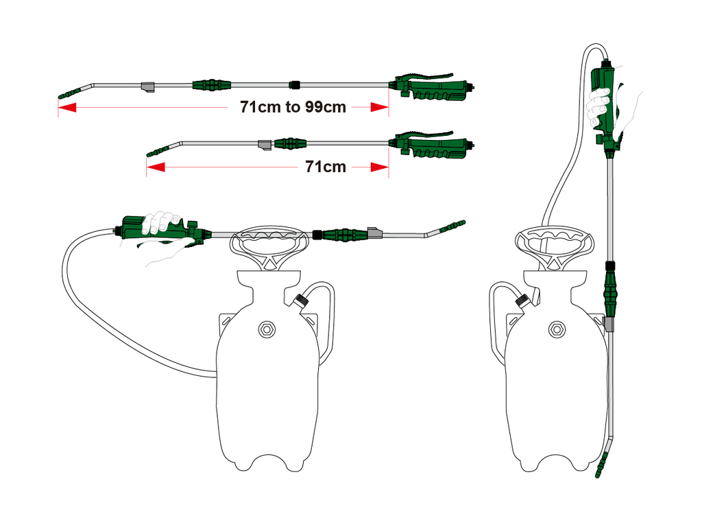 PRESSURE SPRAYER , 6 Litres