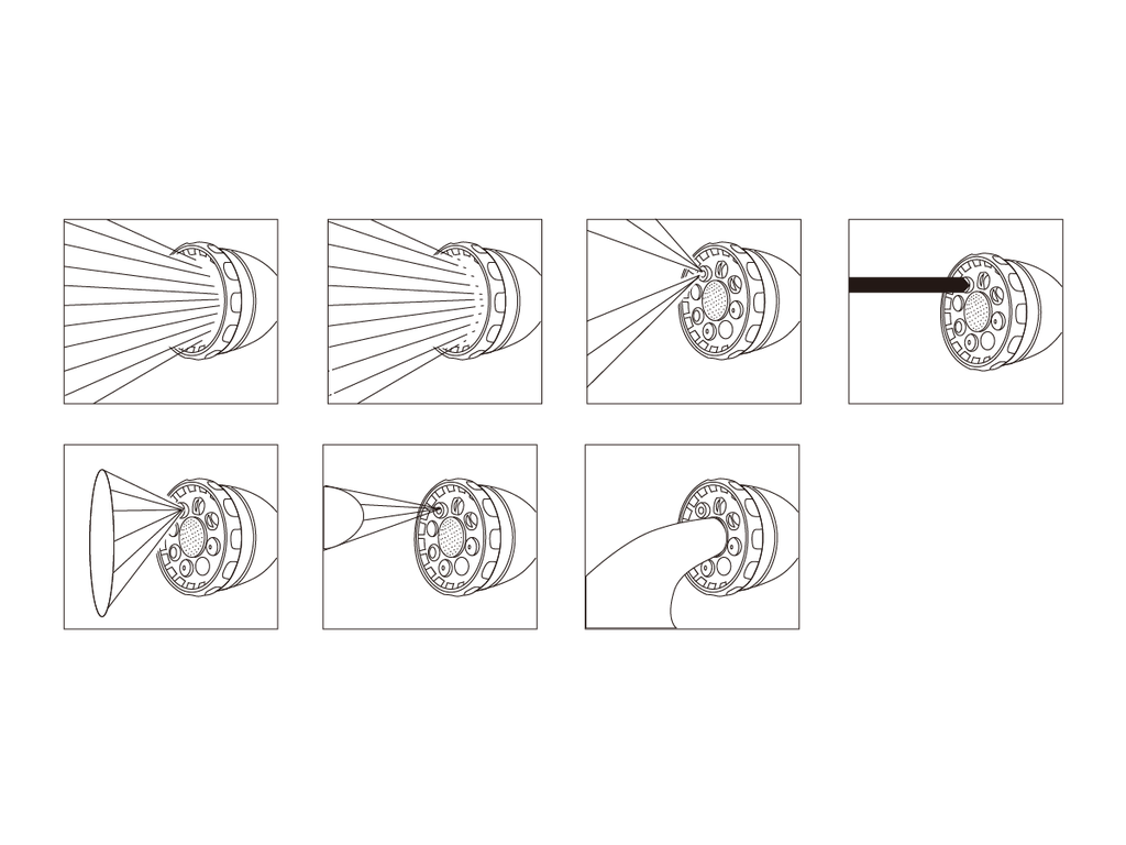 RACO POWER-JET METAL MULTIFUNCTION SPRAYER SET