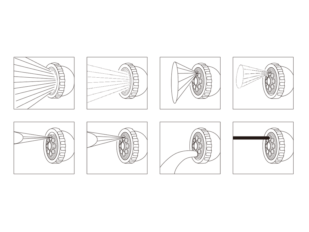 RACO MULTIFUNCTION SPRAY LANCE with Aluminum Telescopic Extender (65-90cm)