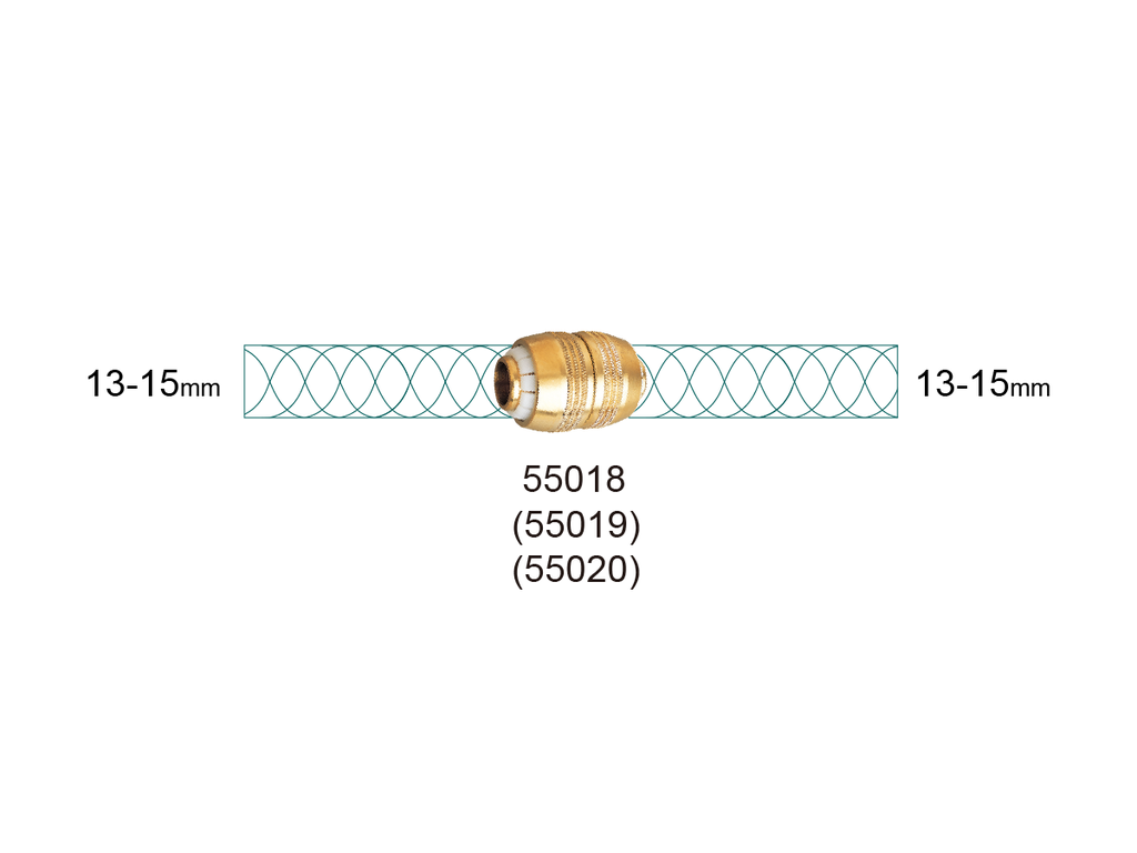 PRO-FLOW BRASS HOSE REPAIRER  (Size: 15mm) 