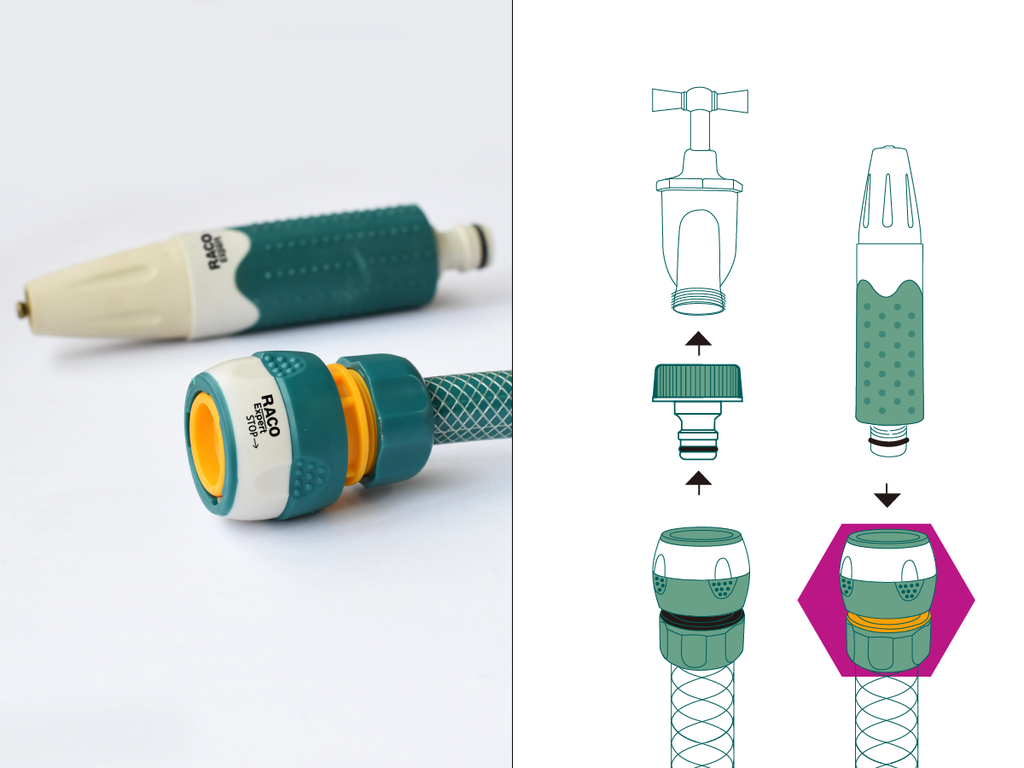 MAXI-COMFY AQUA STOP CONNECTOR  (Size: 13mm)