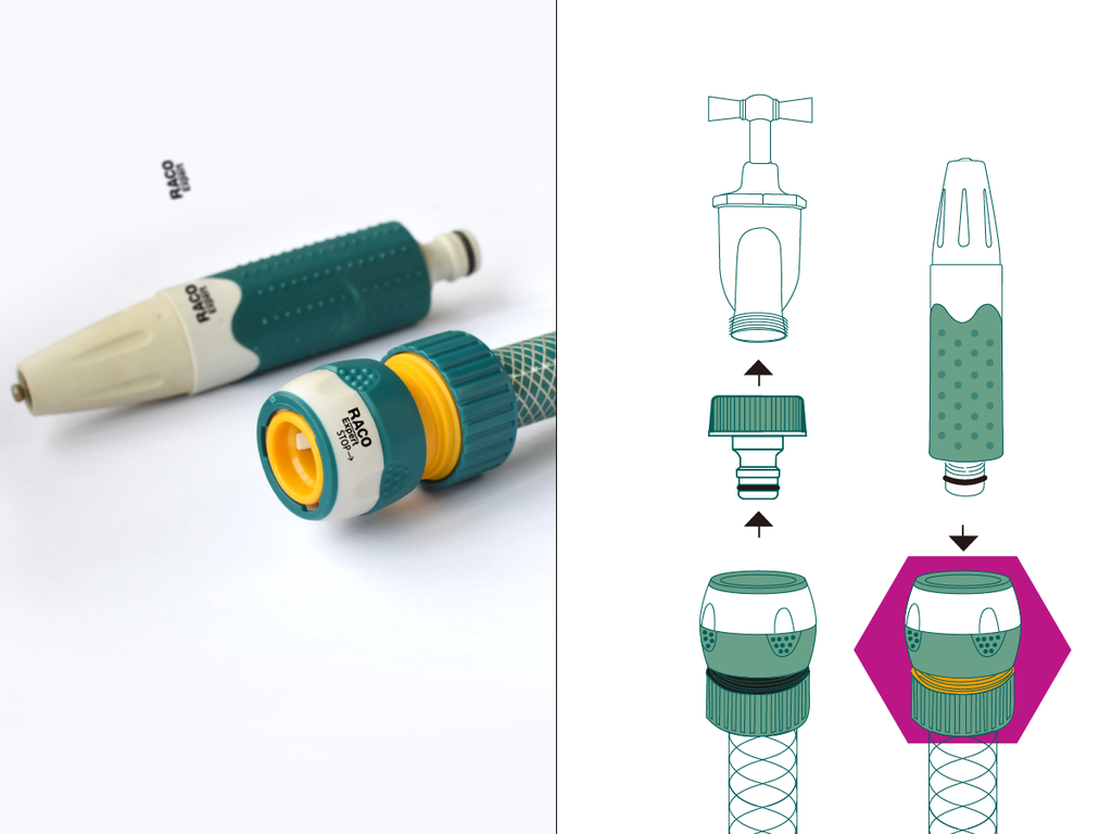 MAXI-COMFY AQUA STOP CONNECTOR  (Size: 19mm)