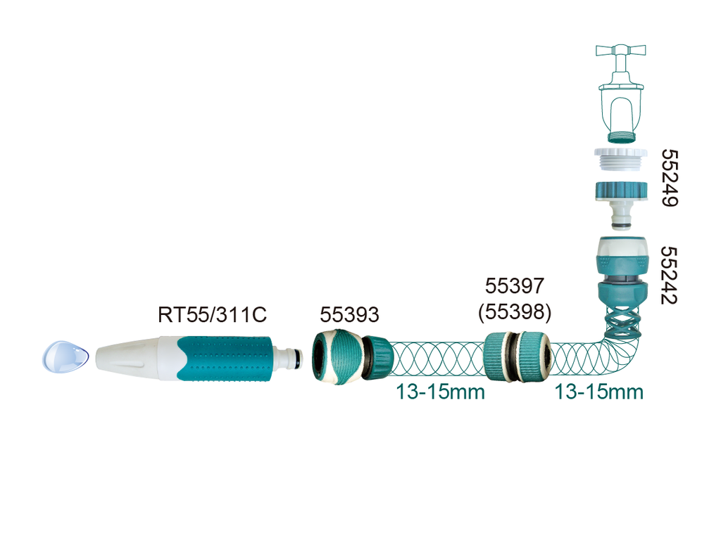 RACO MAXI-COMFY SPRAY JET NOZZLE