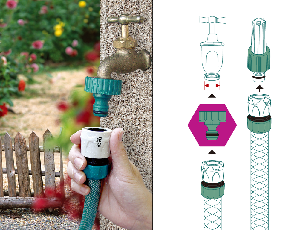 FEMALE TAP ADAPTOR  (Size: 1/2") 