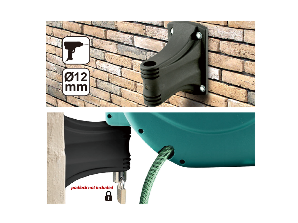 AUTO REWIND WALL-MOUNTED REEL AR20