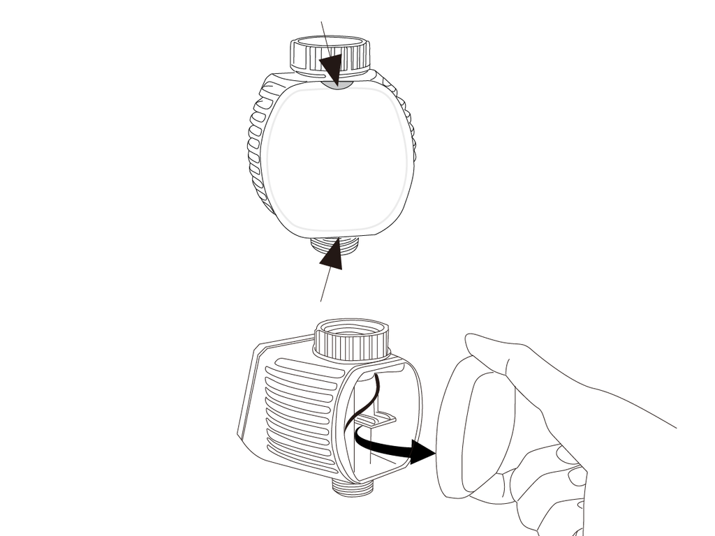 737 ELECTRONIC GARDEN MANUAL TIMER