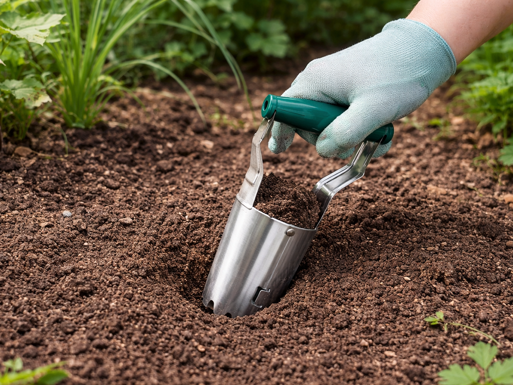 RACO BULB PLANTER  Heavy duty steel, chrome plated.