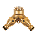 PRO-FLOW BRASS DUAL TAP DISTRIBUTOR (Size: 1/2" & 3/4")