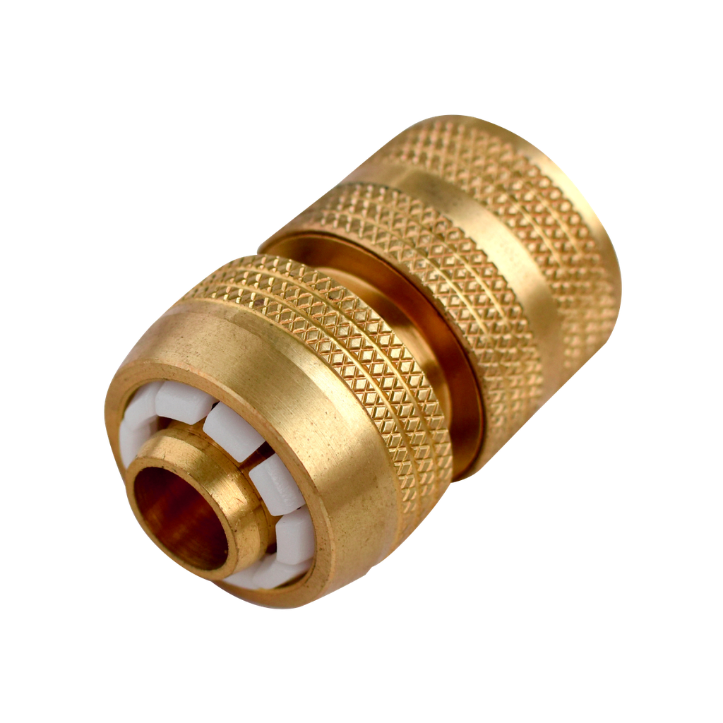 PRO-FLOW BRASS HOSE CONNECTOR (Size: 13mm) 