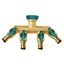 PRO-FLOW BRASS-TPR 4-WAY DISTRIBUTOR  (Size: 3/4") 