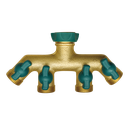 PRO-FLOW BRASS-TPR 4-WAY DISTRIBUTOR  (Size: 3/4") 
