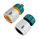 2-PC 1/2" HOSE CONNECTOR SET  Contains: #55203 + #55205