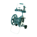 RACO HOSE REEL CART & TROLLEY-complete with RT55/582 Accessory Rack.