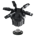 ADJUSTABLE 6-OUTLET MANIFOLD , with 1/2" F-Threaded Riser Inlet