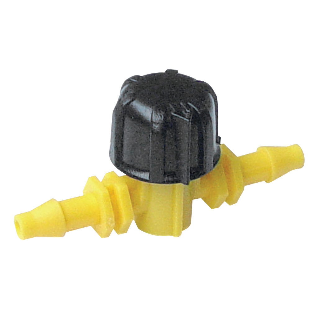 DOUBLE BARBED VALVE, for 1/4" Tube
