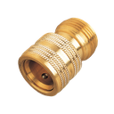 PRO-FLOW BRASS MALE THREADED HOSE CONNECTOR  (size: 3/4") 