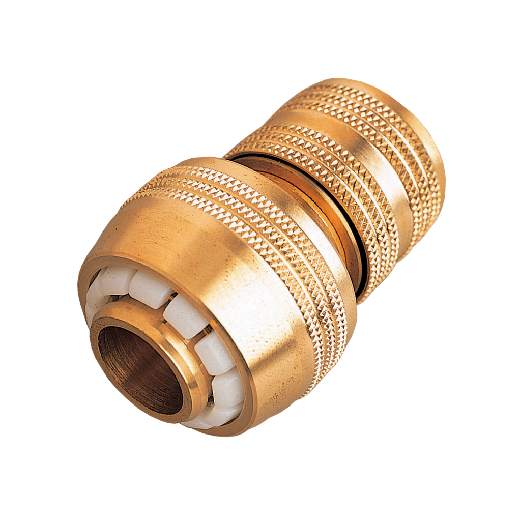PRO-FLOW BRASS HOSE CONNECTOR (Size: 15mm) 