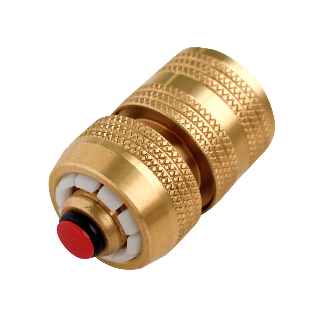 PRO-FLOW BRASS AQUA STOP CONNECTOR (Size: 13mm) 