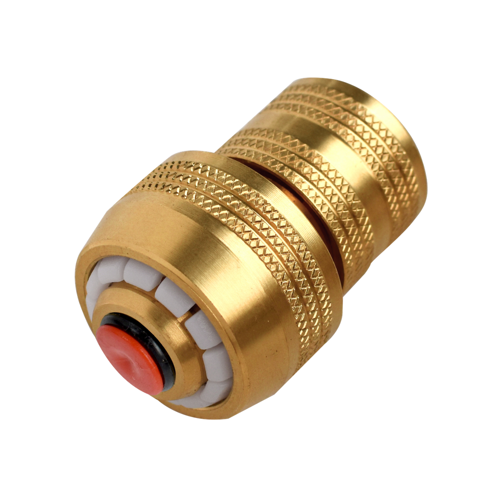 PRO-FLOW BRASS AQUA STOP CONNECTOR  (Size: 19mm) 