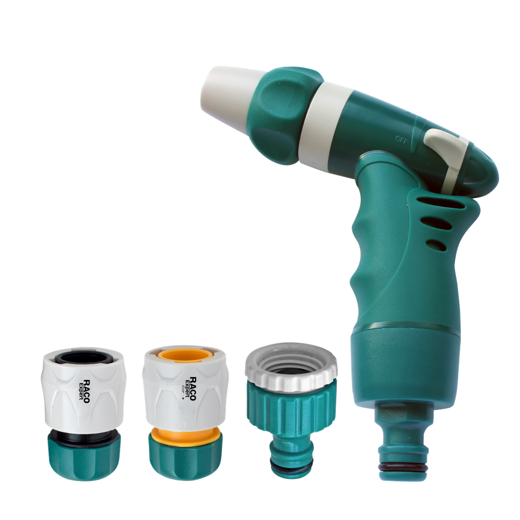RACO CITY SPRAY JET NOZZLE GUN STARTER 4PCS SET