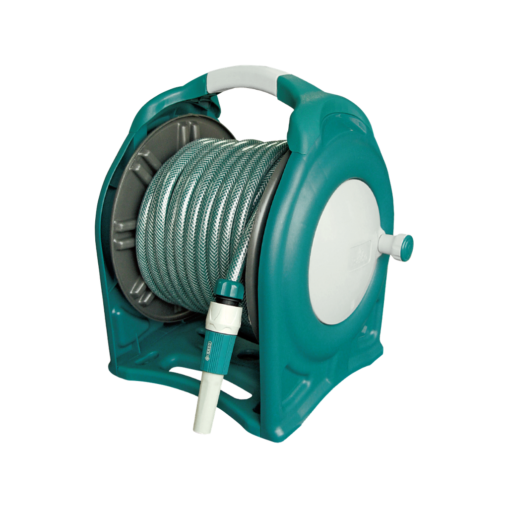 COMPACT GARDEN HOSE REEL SET