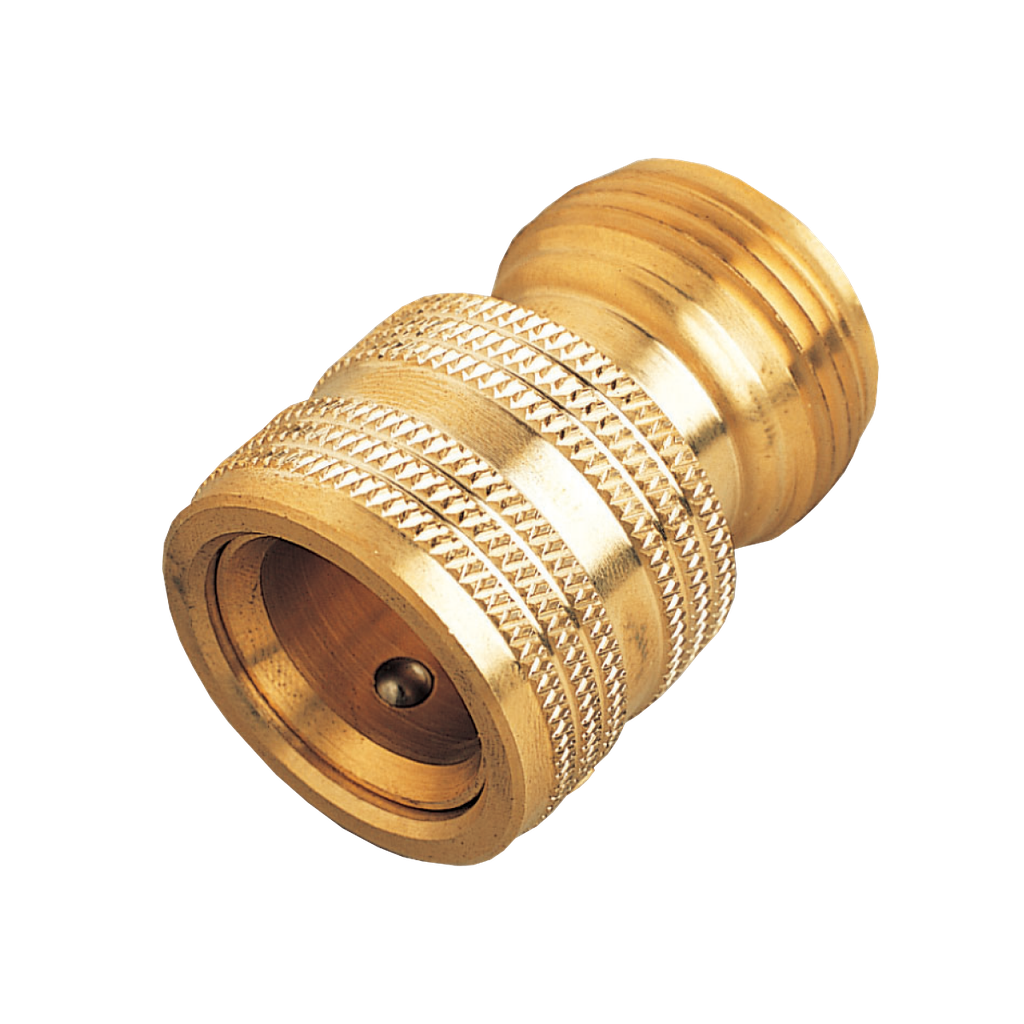 PRO-FLOW BRASS MALE THREADED HOSE CONNECTOR  (size: 3/4") 
